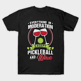 Pickleball and Wine T-Shirt